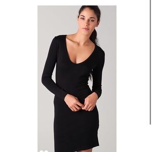 Nation LTD long sleeve black dress. Size S
